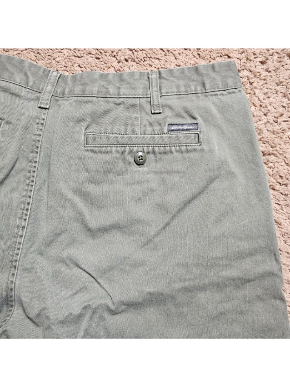 Eddie Bauer Shorts Mens 38 9" Inseam Flat Front Casual Cotton Hiking Outdoor - Picture 5 of 8
